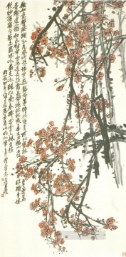  cangshuo Painting - Wu cangshuo plum old China ink
